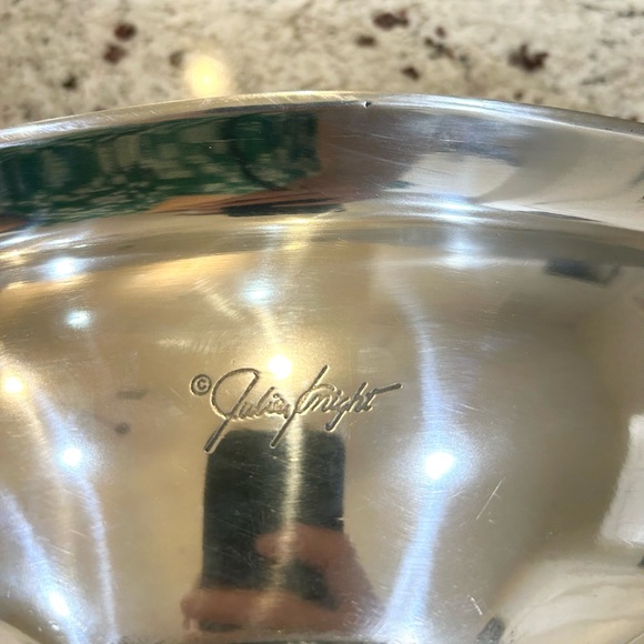 Julia Knight 16-inch red enamel Oval Bowl - Picture 11 of 13